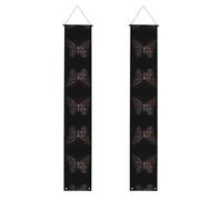 Bannière de fête de remise de diplôme papillon mystère - Une bannière polyvalente pour une utilisation en intérieur et en extérieur, parfaite pour une variété de célébrations de remise de diplôme