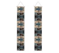 Bannière de fête de remise de diplôme « Riding the Waves » - Décoration intérieure et extérieure