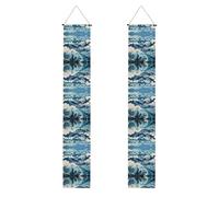 Bannière de fête de remise de diplôme Ukiyo-e style vagues - Décoration intérieure et extérieure