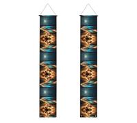 Bannière de fête de remise de diplôme vue sous la lune - Une bannière polyvalente pour une utilisation en intérieur et en extérieur, parfaite pour une variété de célébrations de remise de diplôme