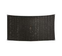 Bannière de fête d'Halloween imprimée hiéroglyphes égyptiens antiques, décoration extérieure pour clôture, porche, jardin, vacances, décoration à suspendre