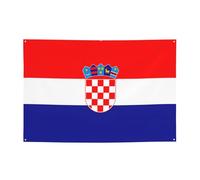Bannière de fête drapeau de la République de Croatie - Bannières pour décorations adaptées pour les anniversaires, Noël et événements festifs