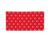 Bannière de fête imprimée drapeau de la Turquie, panneau d'anniversaire, Nouvel An, décorations de fête de Noël.