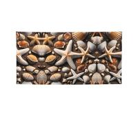Bannière de fête imprimée étoiles de mer et coquillages, décorations pour toutes les occasions, pour Thanksgiving, fêtes d'anniversaire et plus encore