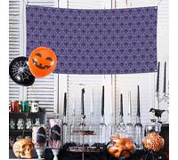 Bannière de fête imprimée manoir hanté pour intérieur ou extérieur