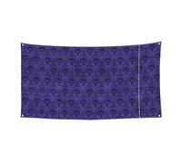 Bannière de fête imprimée manoir hanté pour intérieur ou extérieur