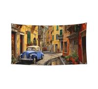 Bannière de fête italienne pour intérieur ou extérieur - Décoration pour événements d'Halloween