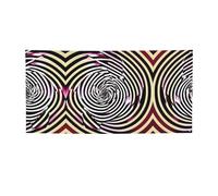 Bannière de fête polyvalente en spirale illusion d'optique Gif, meilleure bannière pour événements, décorations de fête d'anniversaire