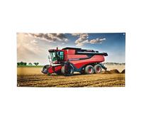 Bannière de fête polyvalente imprimée tracteur agricole, meilleurs drapeaux pour événements, décorations de fête d'anniversaire