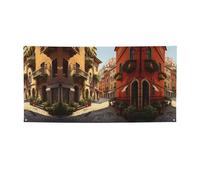 Bannière de fête polyvalente italienne, décorations de Thanksgiving et d'anniversaire, pour toutes les occasions