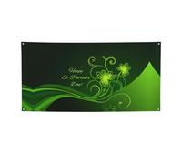 Bannière de fond « Happy St Patrick » - Bannières de vacances, décoration pour remise de diplôme, mariage