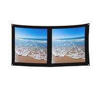 Bannière de fond pour photographie de 177,8 x 88,9 cm - Grande bannière de plage - Impression sable transparent