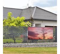 Bannière de fond rose crépuscule et panneaux à suspendre au mur avec corde de suspension 89,9 x 180,9 cm - Pour intérieur ou extérieur - Nouvel An, remise de diplôme, mariage, anniversaire