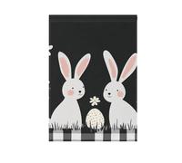 Bannière de jardin avec drapeaux Mr & Mrs pour l'extérieur pour décoration de jardin 28 x 40 cm double face
