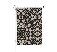 Bannière de jardin en polyester double face avec motif de guitare - Décoration extérieure moderne - Cadeau idéal