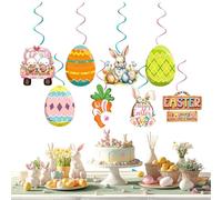 Bannière de lapin de Pâques - Guirlande à motifs d'œufs de lapin - Décoration de bannière de Pâques | Pour le printemps, la maison, le manteau, la place du feu, l'arbre, le mur, la victoire, la