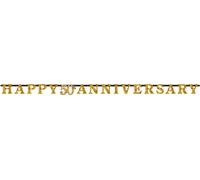 Bannière de mariage en lettres d'or Amscan SG14034 (taille unique) (Peut varier)