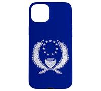 Bannière de Micronesie avec Drapeau de la Marque Pohnpei Coque pour iPhone 15 Plus