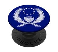 Bannière de Micronesie avec Drapeau de la Marque Pohnpei PopSockets PopGrip Adhésif