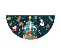 Bannière De Noël Bannière Décorative De Fête En Demi-Éventail