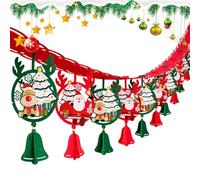 Bannière de Noël | Décoration de Chambre pour les Fêtes | Ornamento Appeso Per Il Festival Di Primavera - Pour Bureau École Église Restaurant Salle De Classe Salon Chambre Bureau Cheminée Manteau