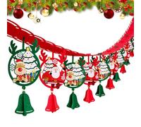 Bannière De Noël D'Intérieur - Décoration de Chambre pour les Fêtes | Bannière et Guirlande de Fêtes - Pour Bureau École Église Restaurant Salle De Classe Salon Chambre Bureau Cheminée Manteau