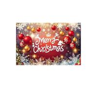 Bannière de Noël festive pour votre garage - Joyeuses fêtes dans votre garage (A, 210x150cm)