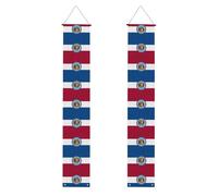 Bannière de porche avec drapeau de l'État du Missouri WZYWHJ - Décoration murale à suspendre - Pour extérieur et intérieur - 30,5 x 180,3 cm