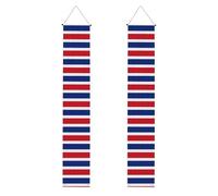 Bannière de porche avec drapeau WZYWHJ du Costa Rica - Décoration murale à suspendre - Pour extérieur et intérieur - 30,5 x 180,3 cm