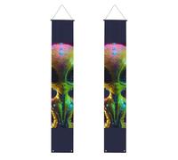 Bannière de porche avec impression Alien Planet pour remise de diplôme - Bannières personnalisées - Toile de fond réutilisable