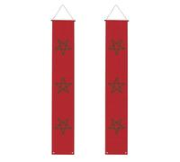 Bannière de porche de remise de diplôme avec drapeau YYHHAOFA du Maroc - Bannière décorative imprimée pour extérieur et intérieur - 30,5 x 180,3 cm