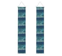 Bannière de porche de remise de diplôme avec impression YYHWHJDE The Deep Ocean - Bannière décorative pour extérieur et intérieur - 30,5 x 180,3 cm