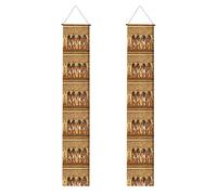 Bannière de porche de remise de diplôme BROLEO avec hiéroglyphes égyptiens anciens imprimés pour extérieur intérieur cour fête 30,5 x 180,3 cm