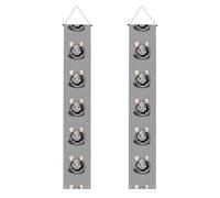 Bannière de porche de remise de diplôme BROLEO avec imprimé rat gris, pour extérieur et intérieur, cour, fête, 30,5 x 180,3 cm