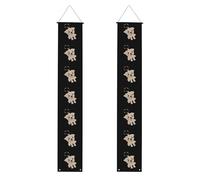 Bannière de porche de remise de diplôme BROLEO Chiot Porte-clés imprimé Bannière décorative pour extérieur intérieur cour fête 30,5 x 180,3 cm