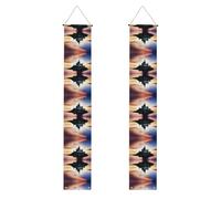 Bannière de porche de remise de diplôme Château WHJDPP sous le coucher du soleil - Bannière décorative pour extérieur et intérieur - 30,5 x 180,3 cm