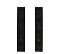 Bannière de porche de remise de diplôme WHJDPP avec flèche noire - Décoration de porte - Pour extérieur et intérieur - 30,5 x 180,3 cm