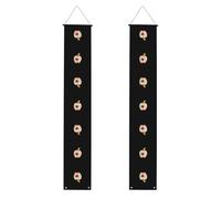 Bannière de porche de remise de diplôme WHJDPP Cœur Cookies Décoration pour extérieur intérieur cour fête 30,5 x 180,3 cm