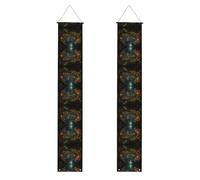 Bannière de porche de remise de diplôme WHJDPP Forest Secret Realm - Bannière décorative pour extérieur et intérieur - 30,5 x 180,3 cm