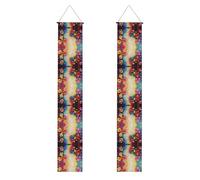 Bannière de porche de remise de diplôme WHJDPP Images colorées Bannière décorative pour extérieur intérieur cour fête 30,5 x 180,3 cm