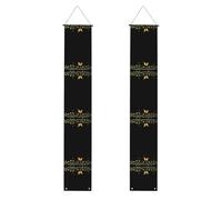 Bannière de porche de remise de diplôme WHJDPP papillon jaune pour décoration de porte, pour extérieur et intérieur, cour, fête, 30,5 x 180,3 cm