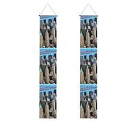 Bannière de porche de remise de diplôme WHJSHOP New York City Scenery Pattern Decor Banner Door Sign pour extérieur intérieur cour fête 30,5 x 180,3 cm