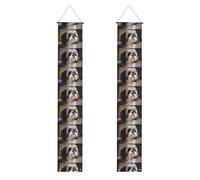 Bannière de porche de remise de diplôme WHJSHOP Shih Tzu motif chien Bannière décorative pour extérieur intérieur cour fête 30,5 x 180,3 cm