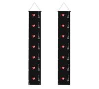 Bannière de porche de remise de diplôme WHJSHOP True Love Motif Décoration de porte, pour extérieur et intérieur, cour, fête, 30,5 x 180,3 cm