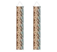 Bannière de porche de remise de diplôme YYHHAOFA Ants on the Beach - Bannière décorative imprimée pour extérieur et intérieur - 30,5 x 180,3 cm