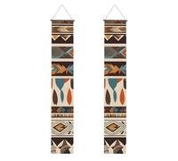 Bannière de porche de remise de diplôme YYHHAOFA avec croyances amérindiennes imprimées, pour extérieur et intérieur, cour, fête, 30,5 x 180,3 cm