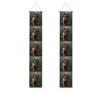 Bannière de porche de remise de diplôme YYHHAOFA Carlin imprimée Bannière décorative pour extérieur intérieur cour fête 30,5 x 180,3 cm