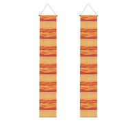 Bannière de porche de remise de diplôme YYHHAOFA désert coucher de soleil imprimé bannière décorative pour extérieur intérieur cour fête 30,5 x 180,3 cm