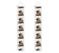 Bannière de porche de remise de diplôme YYHHAOFA Kitten eating Watermelon Printed Decor Banner Door Sign for Outdoor Indoor Yard Party 30,5 x 180,3 cm