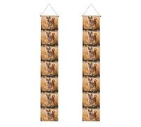 Bannière de porche de remise de diplôme YYHHAOFA Shiba Inu - Bannière décorative imprimée pour extérieur et intérieur - 30,5 x 180,3 cm